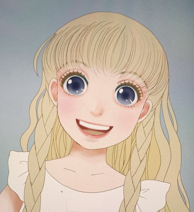 「blonde hair eyelashes」 illustration images(Latest)