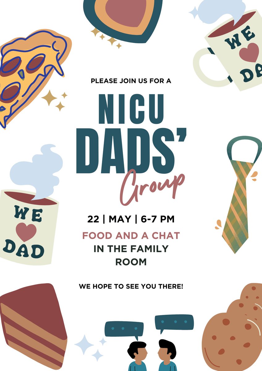 We are starting a new dads group at NNUH NICU for current NICU dads. We are looking for a lovely Norwich/ Norfolk  business to support us by donating some food, pizza, snacks, anything really to help us support our NICU dads. Could you help us ??