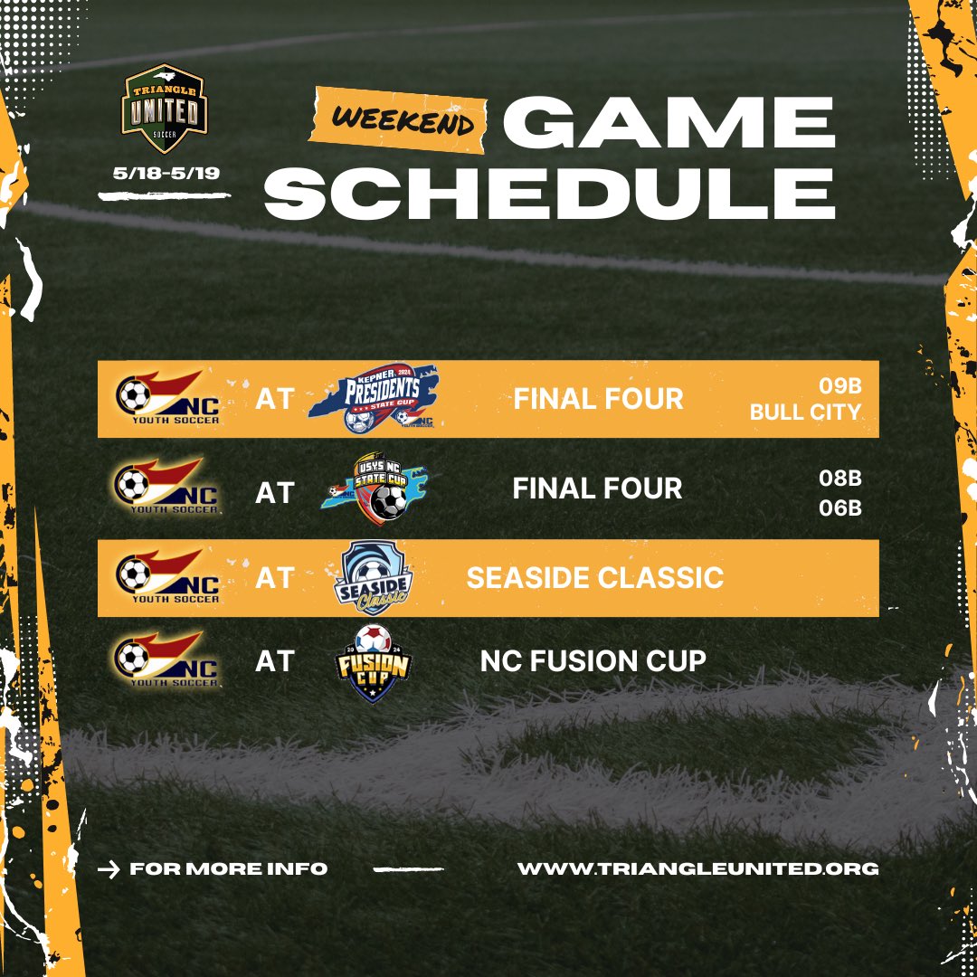 Tournaments galore! 

🟢⚫️🟡
#TUgether