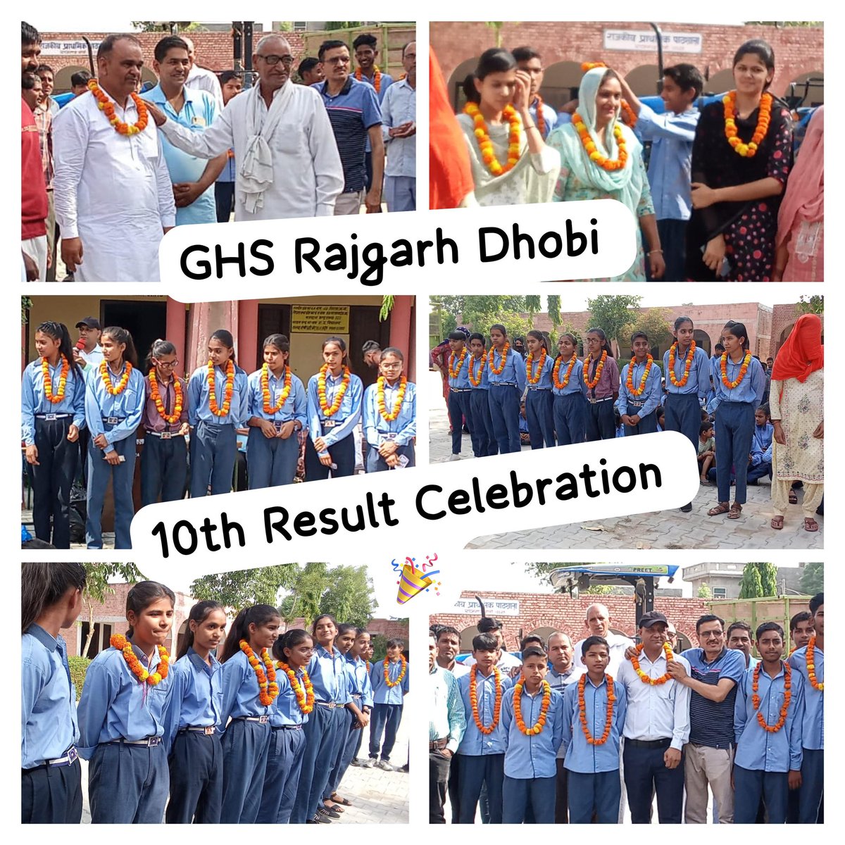 labhsinghnain's tweet image. Had a great day. ❤️🥰  Students made us feel proud. #Labhsinghnain #10ThClassResult