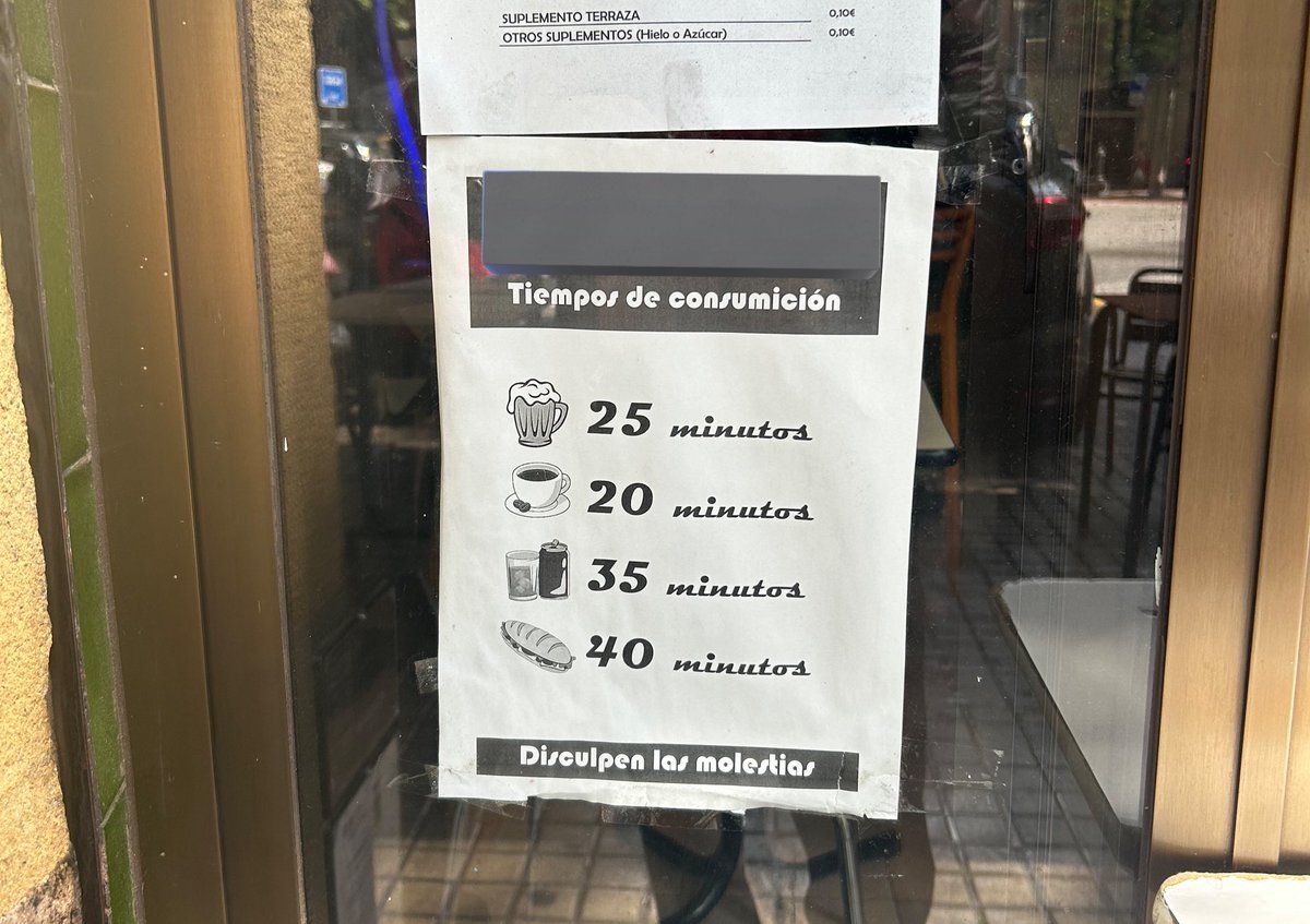 carlesponsi's tweet image. cronometrar las consumiciones... ¿opiniones?