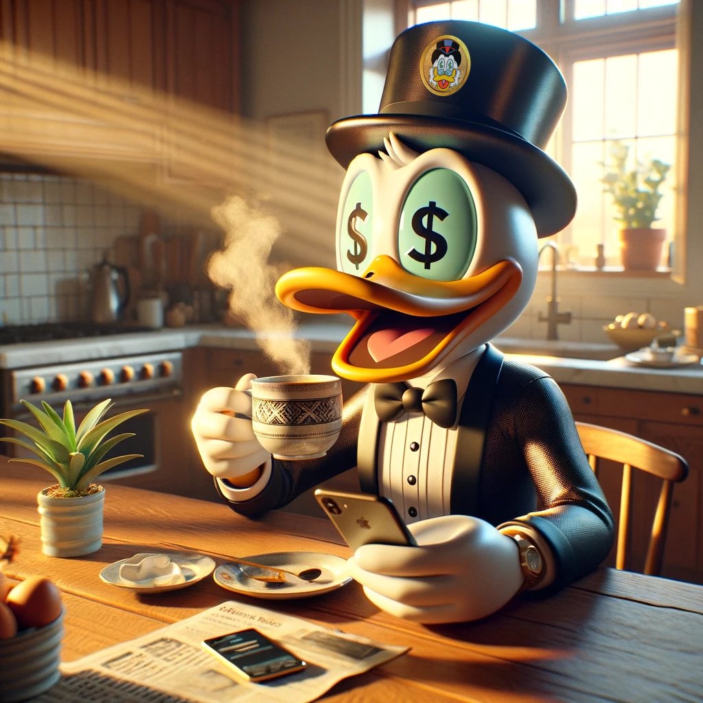 Good morning, $QUACK community! I'm offering $100 to the first person who can make me laugh with a joke or meme about $QUACK. Don't forget to like, retweet, and follow us to be eligible!