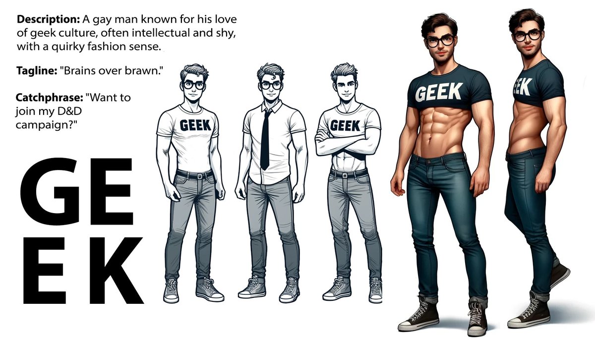 gamebunnydev's tweet image. Character concept: meet one of our Castagays, Geek! Wanna play #DnD with me? (Dungeons and Daddies?)#Castagays #geek #gamedev #gay #LGBT #gaygame #indiegamedev #GayRomanceAdventure #LGBTQGaming #GaySurvivalQuests #GaySurvivalStory

patreon.com/DevBunny