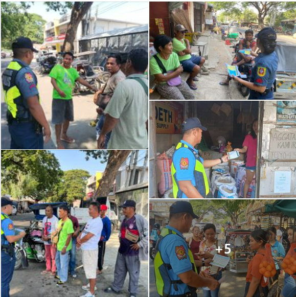 PidiganP's tweet photo. @PNPAbraPidigan 
Distribution of flyers regarding awareness campaign on RA 11313 Safe Spaces Act otherwise known as Anti-Bastos Law, Gender Sensitivity and Gender Development as part of Human Rights Advocacy.

#𝙏𝙤𝙎𝙚𝙧𝙫𝙚𝘼𝙣𝙙𝙋𝙧𝙤𝙩𝙚𝙘𝙩
#BagongPilipinas
#humanrights https://t.co/zVXJ32nBsb