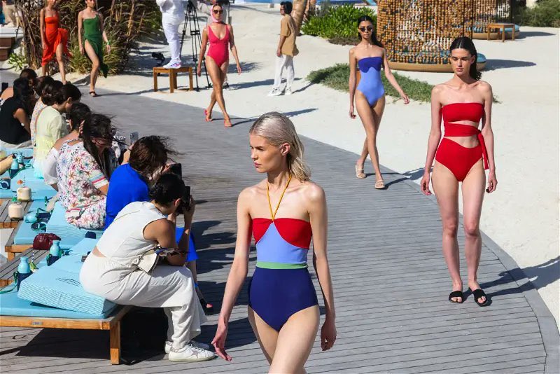 Saudi Arabia: 

For the first time in the history of Saudi Arabia, a swimsuit fashion show was held.