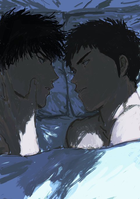 「2人の男性 ベッドの上」のTwitter画像/イラスト(新着)