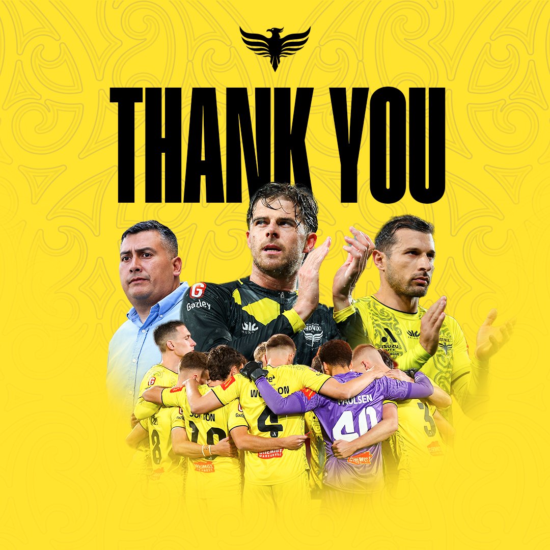 Thank you for joining us on this journey through the 2023/24 season Phoenix fans! 👏 Until next time - see you in the stands next season! 🙌 #COYN! 🐦‍🔥 💛🖤 | wellingtonphoenix.com