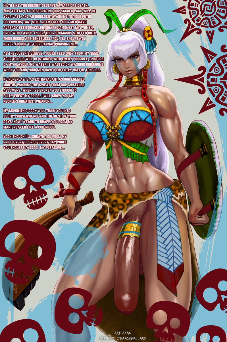 MarcieMallard's tweet photo. Mayan mating~
#muscularwoman #futanari #captionedit #pov https://t.co/C6D1oCFNM8