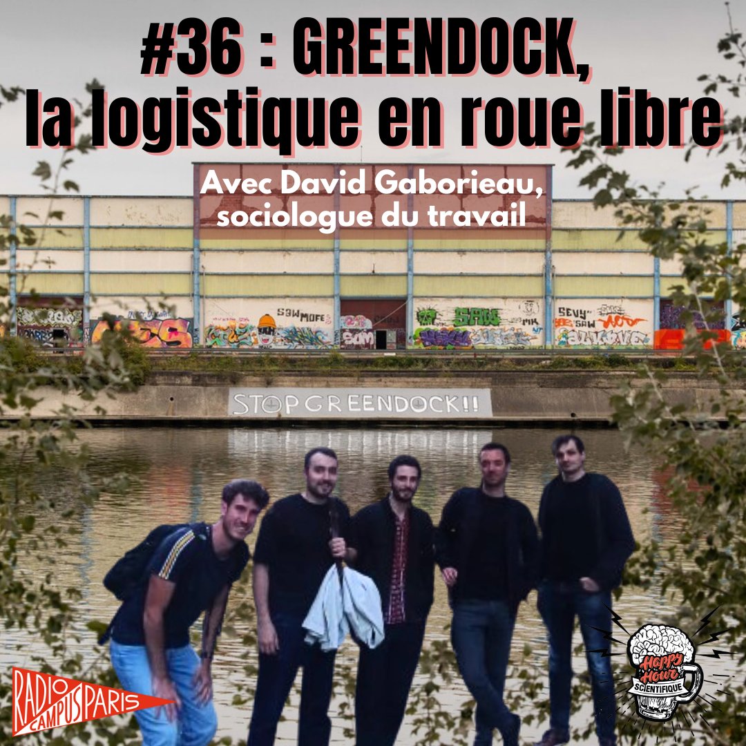 Nouvel épisode en ligne ! 📻
Que reproche-t-on à #Greendock, ce projet d'entrepôt logistique 🚚 dans le port de Gennevilliers ?
On en parle sur @campusparis avec <a href="/DavidGab_/">David Gaborieau</a>, sociologue du travail et c'est à réécouter ici ! ⬇️

radiocampusparis.org/emission/vQV-h…