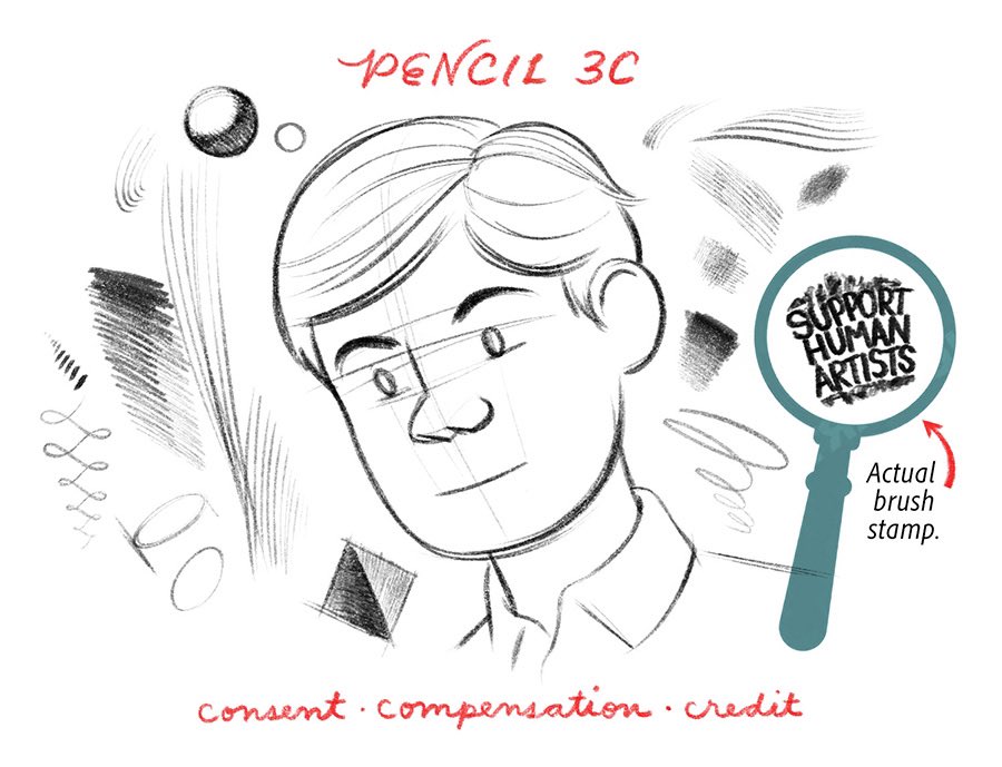 kyletwebster's tweet image. Send a message with every line you draw. 🙂❤️ #supporthumanartists
New free digital pencil: kyletwebster.gumroad.com/l/tyouue