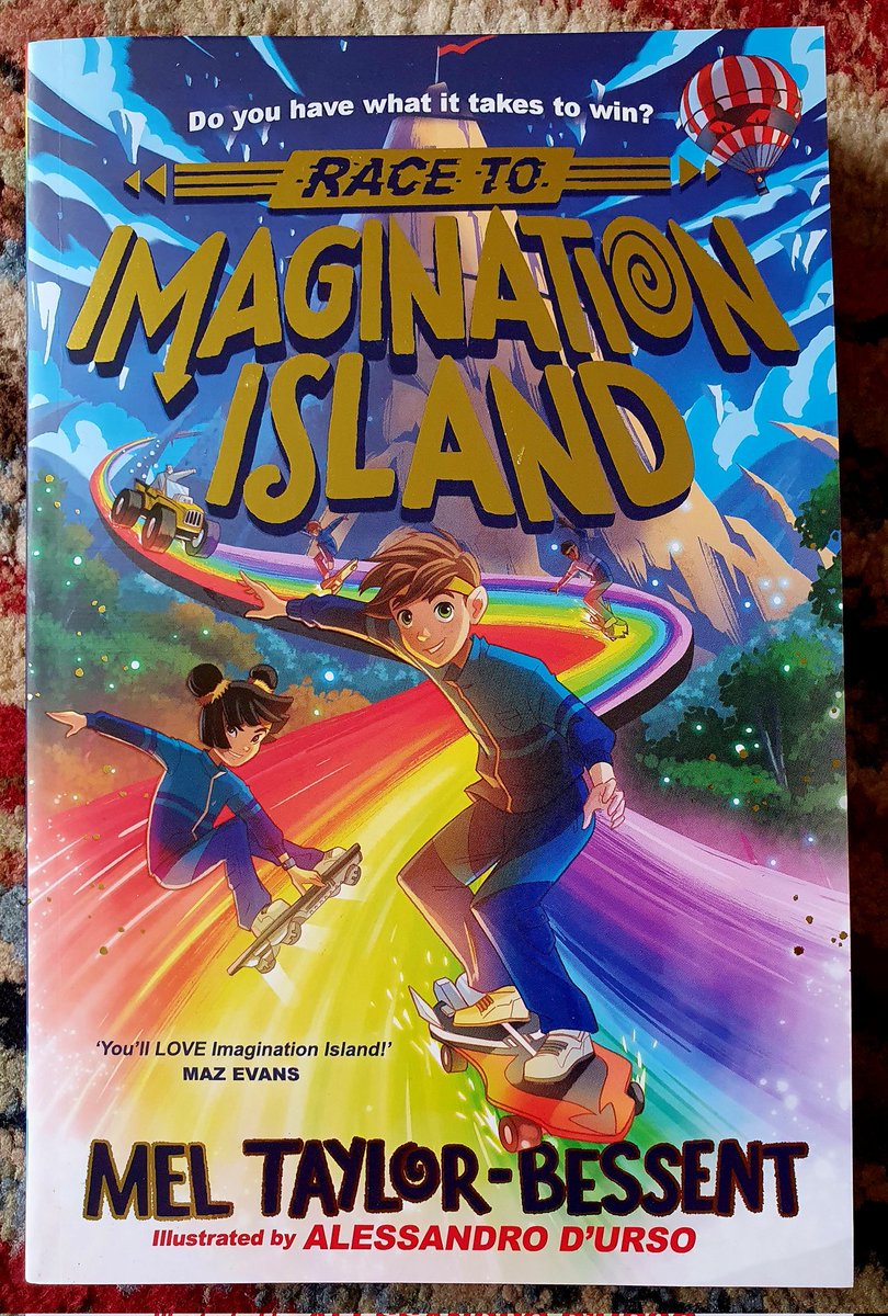 I have absolutely no idea how @MelTBessent finds the time to keep the wonderful @authorfy website going and write such entertaining children's books, but we should all be glad she does. Race to Imagination Island (illustrated by @AlessandroDurs7) is a huge amount of fun.