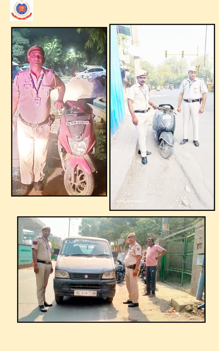 #Delhi #Police #PCR personnel recovered three #stolen #vehicles stole from various areas of Delhi. Vigil eye and sense of responsibility of PCR Staff is commendable. #DelhiPoliceUpdates #PCRUpdates @CPDelhi @DelhiPolice