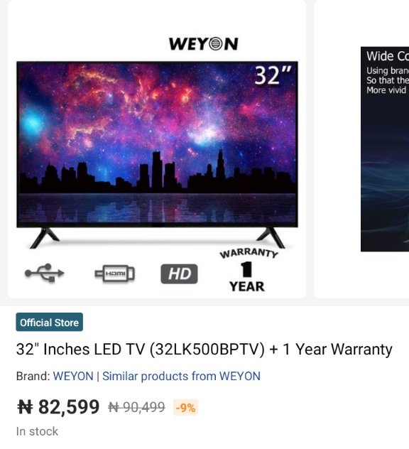 Queen17_mary's tweet image. Ready for a TV 📺 upgrade? Discover jaw-dropping deals on the latest models! Click 👇

 kol.jumia.com/s/Q7kx75B
now to unlock unbeatable savings and elevate your viewing experience.

 #TVUpgrade #DealsOfTheDay #Jumiakolprogram #JumiaNigeria #bestbrands #Saturday #appliance