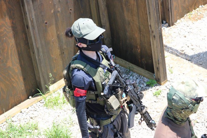 今日のおサバゲ写真!
オペレーションフリーダムさんにお邪魔してました!!🦈 