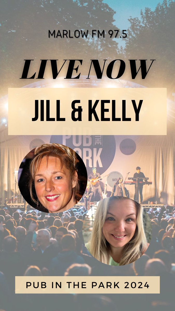 Marlow FM 97.5 (@marlowfm) on Twitter photo It's Sat. and we're LIVE for Day 3 <a href="/Pubinthepark_/">Pub in the Park</a>
If you're down why not come and say hi to our presenters. If not, tune in from 12 -8 pm to hear LIVE interviews with chefs, stall holders - maybe some music artists too!
marlowfm.co.uk/listen-live/
#mobileapp #smartspeaker #online It's Sat. and we're LIVE for Day 3 <a href="/Pubinthepark_/">Pub in the Park</a>
If you're down why not come and say hi to our presenters. If not, tune in from 12 -8 pm to hear LIVE interviews with chefs, stall holders - maybe some music artists too!
marlowfm.co.uk/listen-live/
#mobileapp #smartspeaker #online