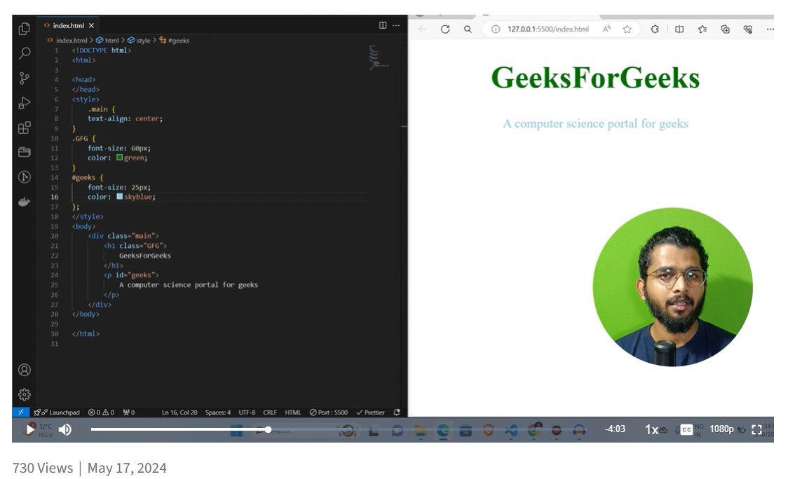 ritikdotcss's tweet photo. I've partnered with GeeksforGeeks as a freelance video creator!  My first web development video is live and has nearly 1,000 views in just 24 hours! Thank you for the support, and stay tuned for more content.
Watch it at : https://t.co/8MjpiyGrdN https://t.co/1sjRBMDKDr