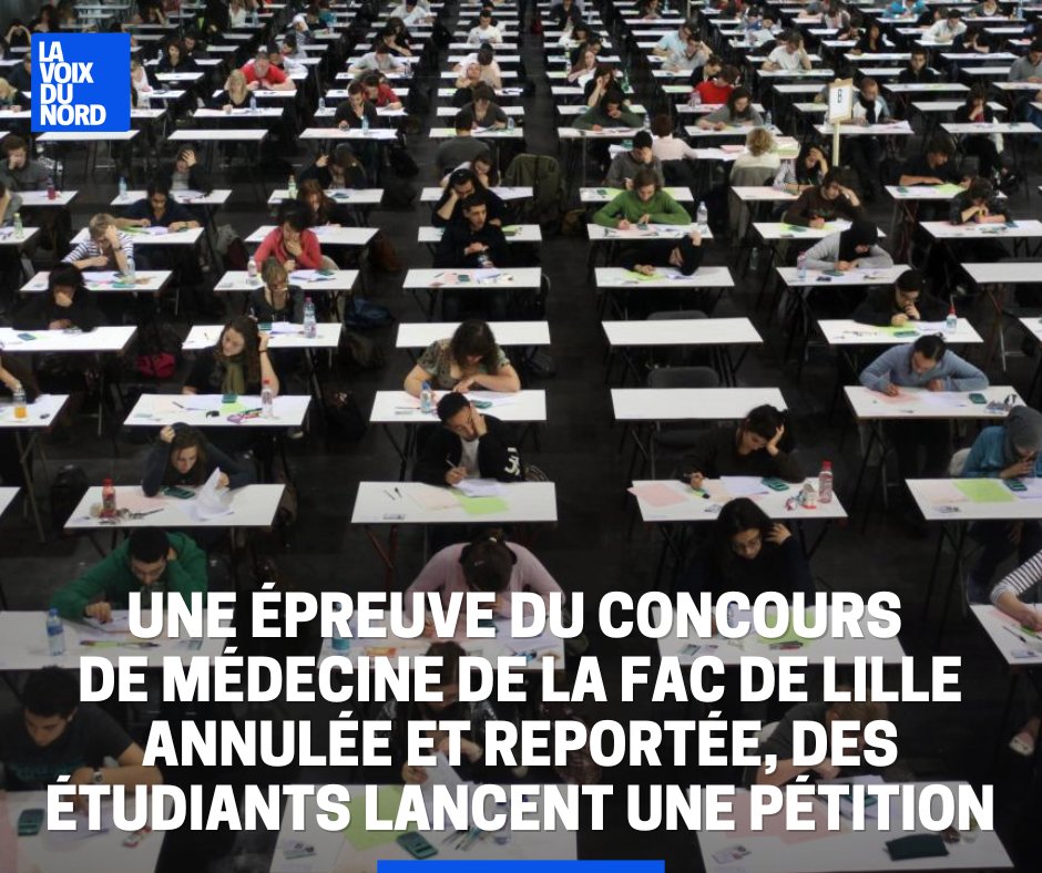 lavoixdunord's tweet photo. Cette année, l’épreuve de biostatistiques, qui s’est déroulée mardi  dernier, a été perturbée. La fac de Lille a annoncé vendredi aux élèves  qu’ils devraient s’y recoller le 1er juin.

👉 https://t.co/fex6lHGXlM https://t.co/AQHmOYnNGG