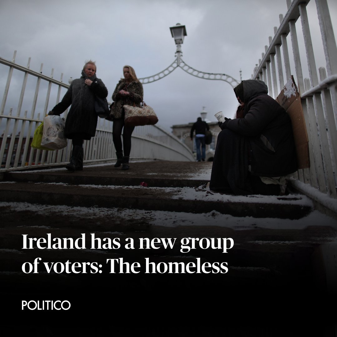 Across most of Europe the rule is: no address, no vote. But in Ireland, that’s changing. 🔗 trib.al/U12RzIZ