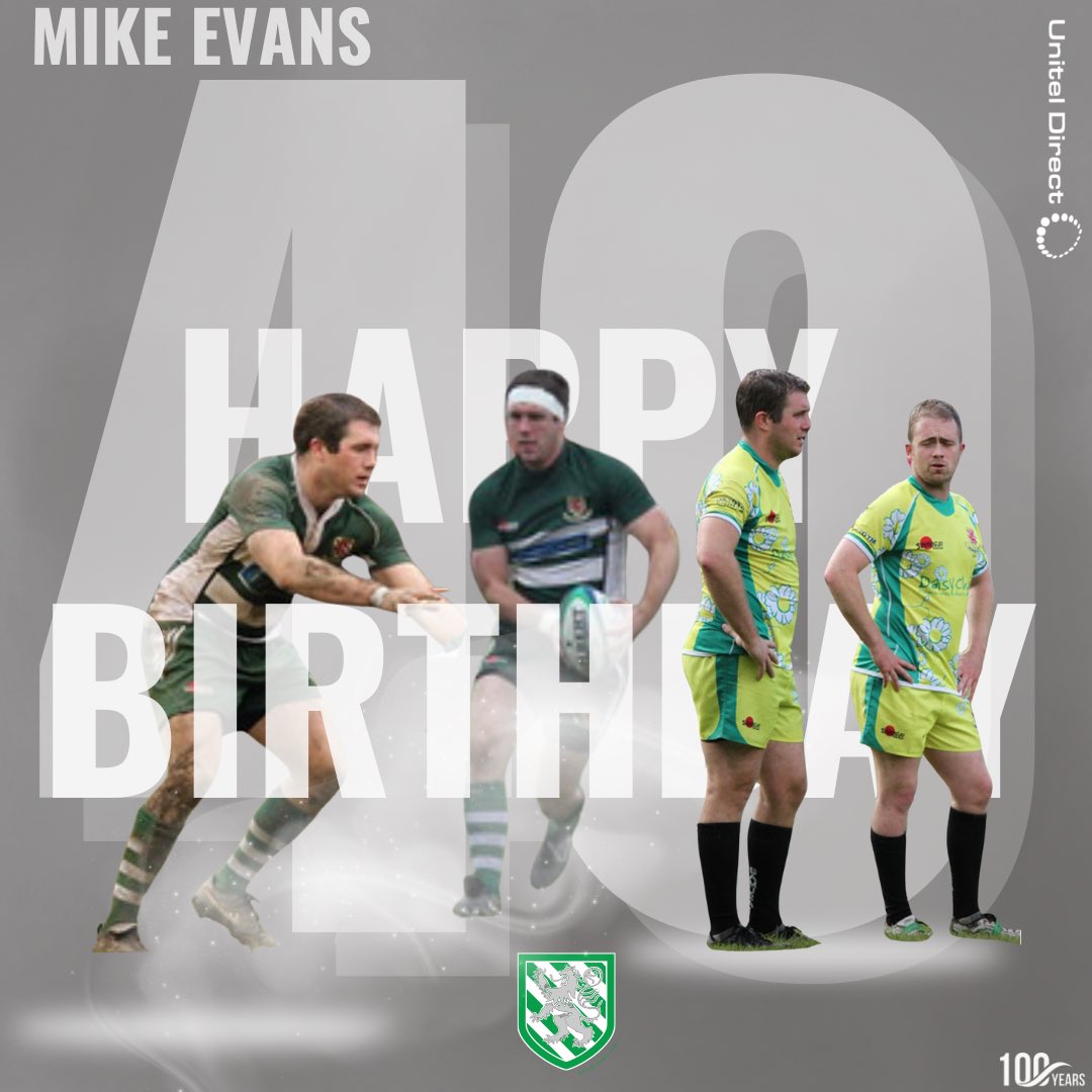 Happy 4️⃣0️⃣th birthday to a club legend. 1/4 of the Evans brothers. A winger turned No.08. 252 1st XV appearances. 90+ tries. Happy birthday Mike Evans. Have a great day brother 🎂 A big year incoming 🫶 #OSIOS