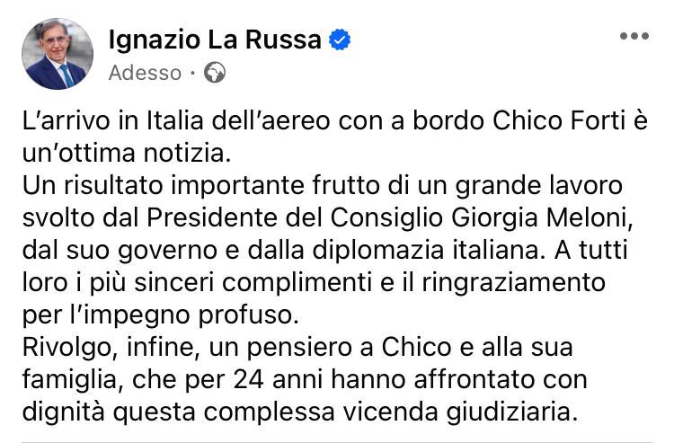 Ignazio La Russa tweet media