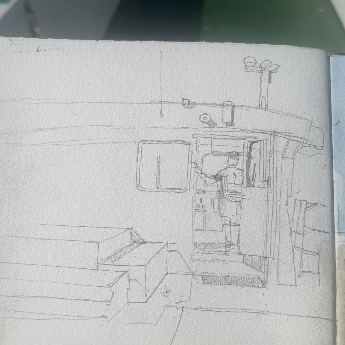 Quick sketch on the ferry to Dunoon
