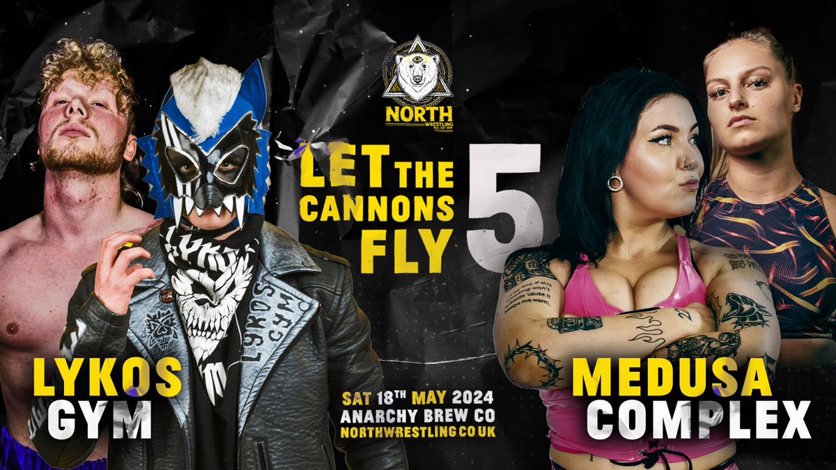 The cannons are flying the sun is shining and the Medusa Complex are getting fucked up at NORTH tonight