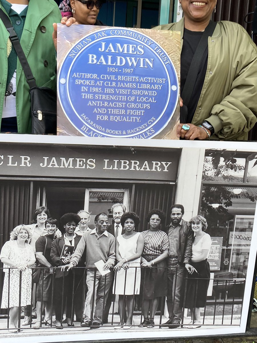 @garyyounge @HackneyAbbott I was totally shocked that Diane Abbott was not at the unveiling of a plaque to commemorate James Baldwin’s visit to Hackney yesterday. Hoping she was invited and couldn’t make it rather than nobody bothered to invite her. It was an “old time” community event - in a good way.