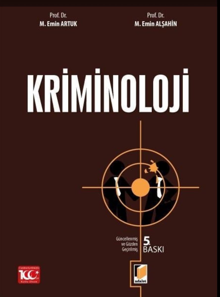 Kriminoloji kitabımızın ‘Organize suç örgütleri ve suçluluk’ konusunun eklendiği ve istatistiklerin güncellendiği 5. Baskısı yayınlandı…