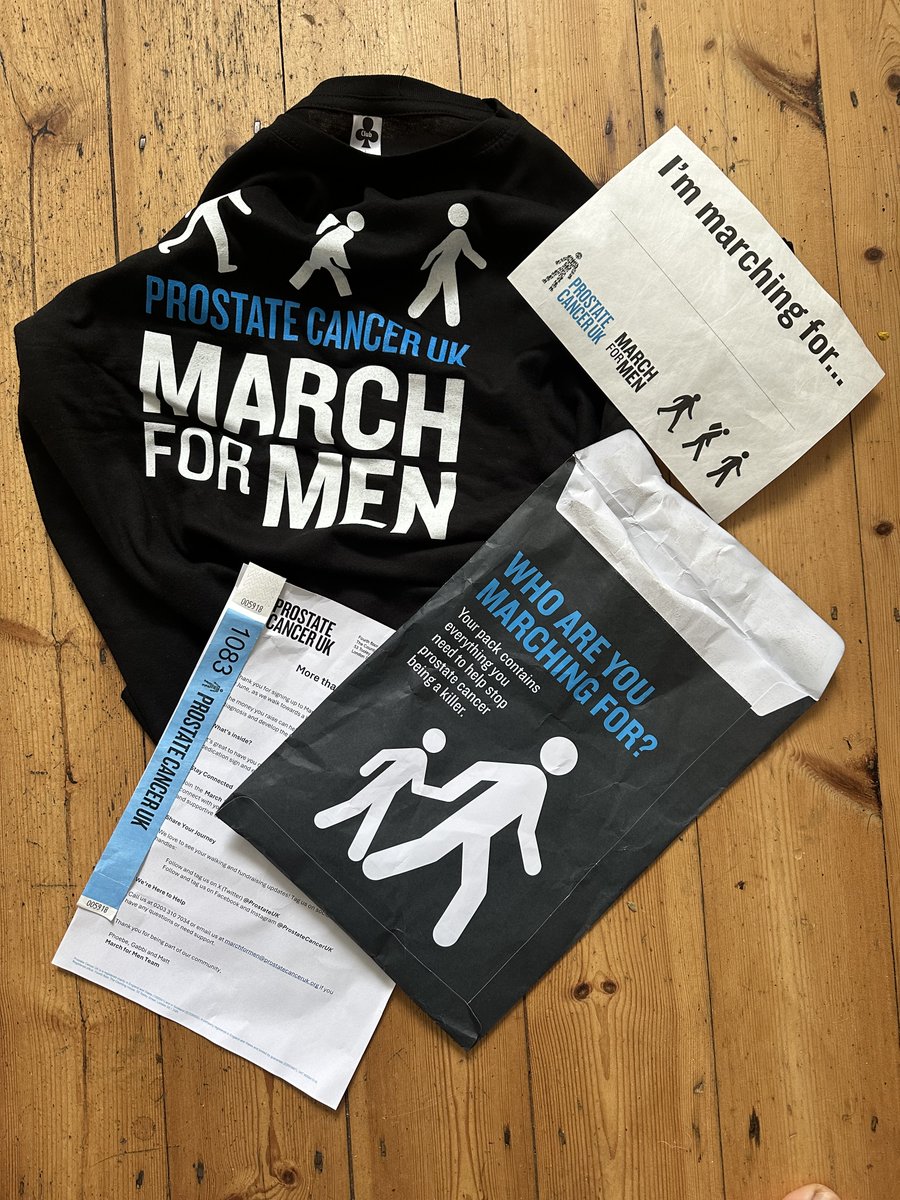 My #MarchForMen  running pack's arrived ....
You can support me...  justgiving.com/fundraising/ma…