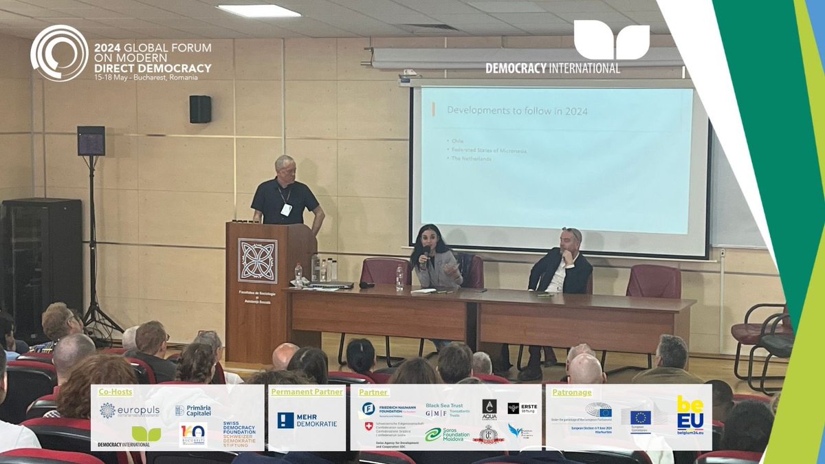 Democracy International (@democracy_intl) on Twitter photo <a href="/ClaraEgger1/">Dr Clara Egger</a> „The main challenge is the conceptualisation of direct democracy due to its many tools, but lacking consensus which are the most democratic ones“ - <a href="/RaulMagniBerton/">Raul MAGNI-BERTON</a> <a href="/democracyupdate/">Direct Democracy Navigator</a>
#GFMDD
<a href="/Europuls/">Europuls</a> <a href="/ClaraEgger1/">Dr Clara Egger</a> „The main challenge is the conceptualisation of direct democracy due to its many tools, but lacking consensus which are the most democratic ones“ - <a href="/RaulMagniBerton/">Raul MAGNI-BERTON</a> <a href="/democracyupdate/">Direct Democracy Navigator</a>
#GFMDD
<a href="/Europuls/">Europuls</a>
