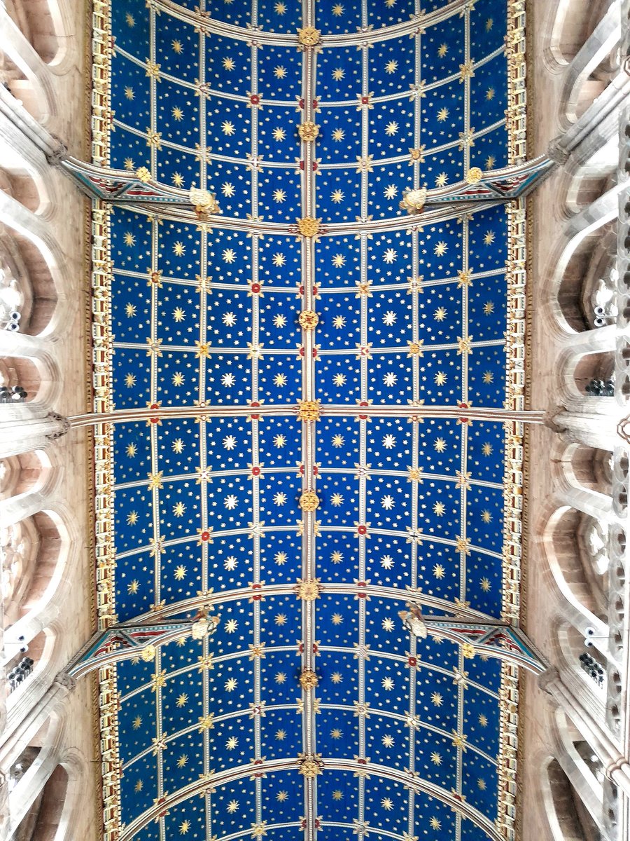 Carlisle Cathedral ceiling yesterday.