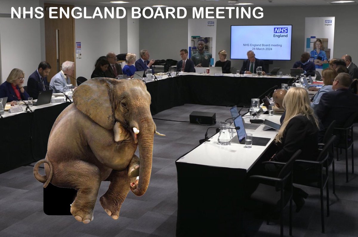 Failing NHS England Board meets to discuss successes, problems & some solutions to #NHS

Yet again ignoring the most productive, under resourced area of the NHS, 1.4million consults/day

20% funding cut in 8yrs, 99.2% GPs voted against new contract, as workload unsustainable