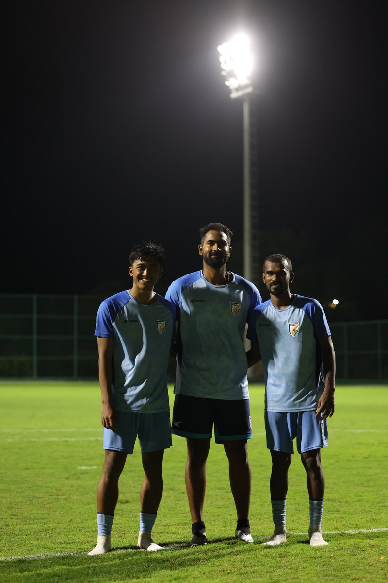 United for the Nation! 🇮🇳 Alongside @parthib_gogoi and Jithin MS, our head physio (Sudarson Raju) is also part of the four-week camp in Bhubaneswar. 💪 #IndianFootball #StrongerAsOne #8States1United