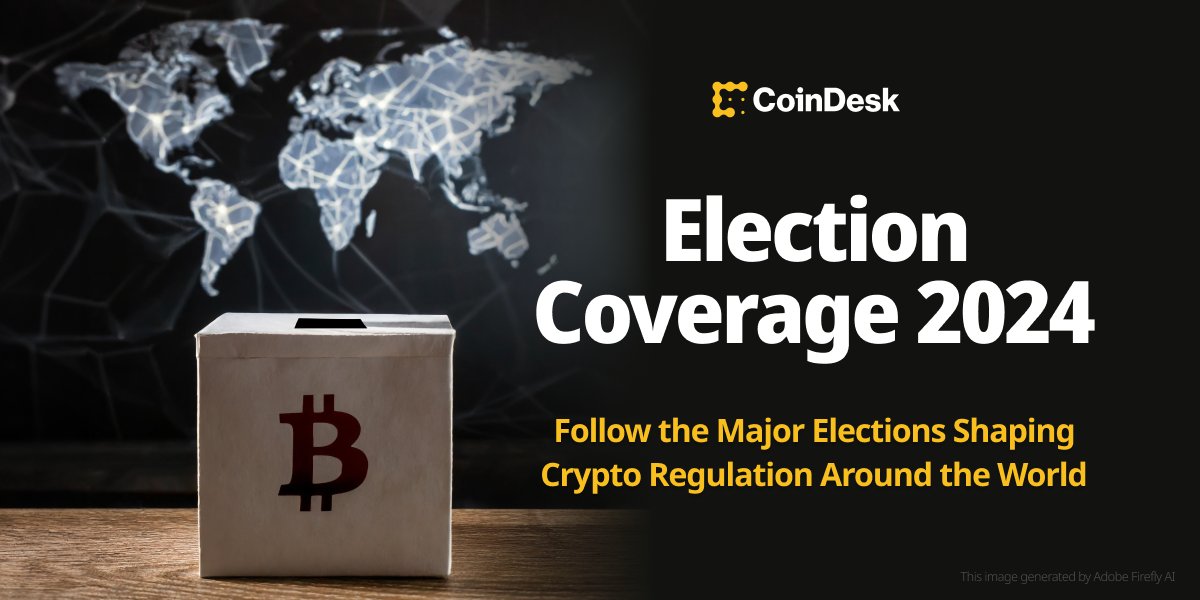Stay up-to-date with all of the major elections shaping crypto regulation around the world. Bookmark this page for the latest from CoinDesk's reporters 👉 trib.al/QfHpOwP