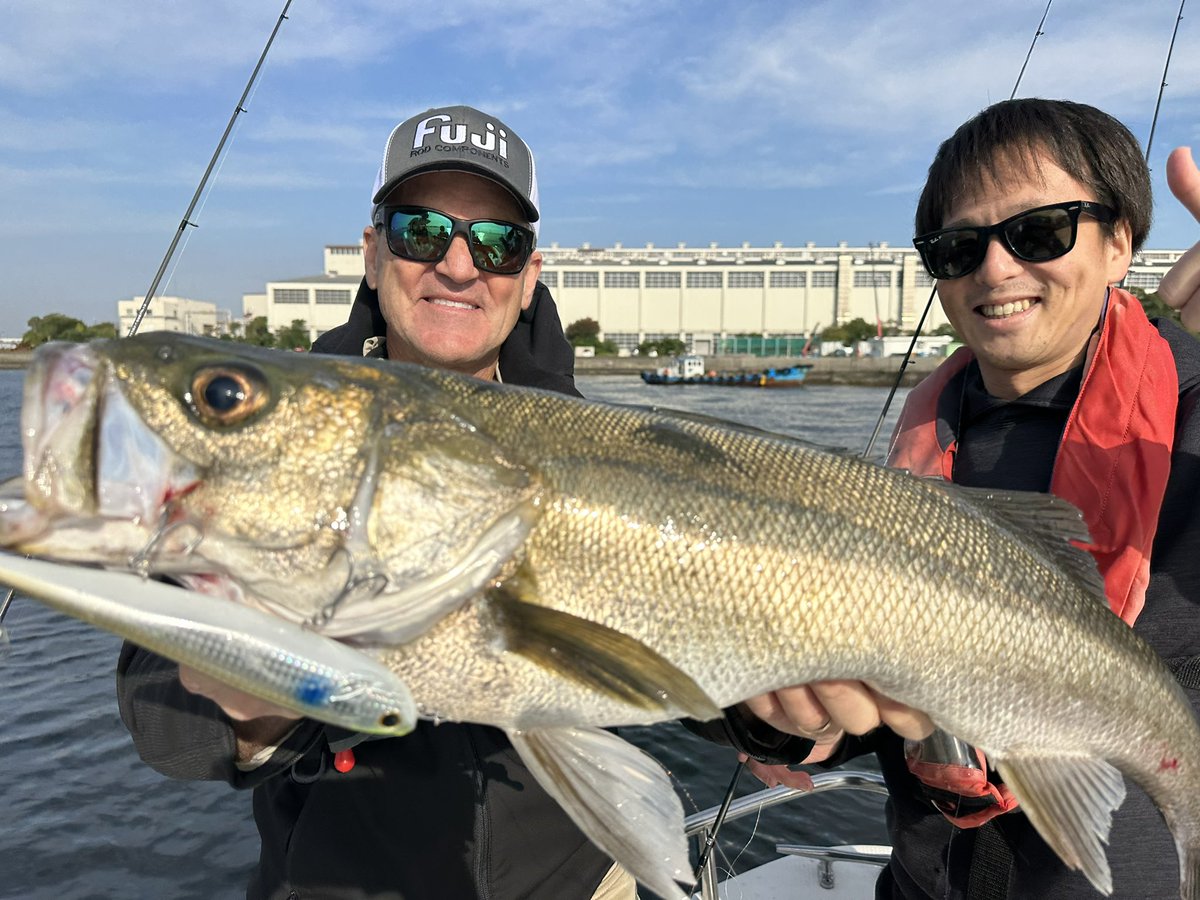 I got lucky and caught the mother of all Sea Bass in Tokoyo. 
Huge thanks to Yoshi, Tuck and Kinai and all the team at Ocean Master Charters in Yokohama