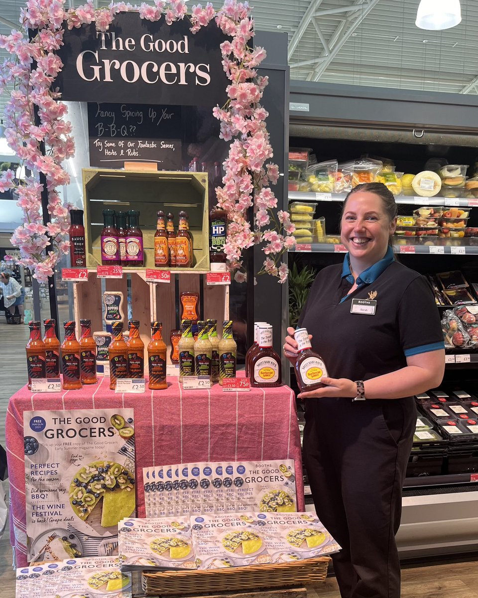 Planning a bbq? Sarah at Kendal has a selection of sauces, herbs and rubs to spice up your dishes 😊