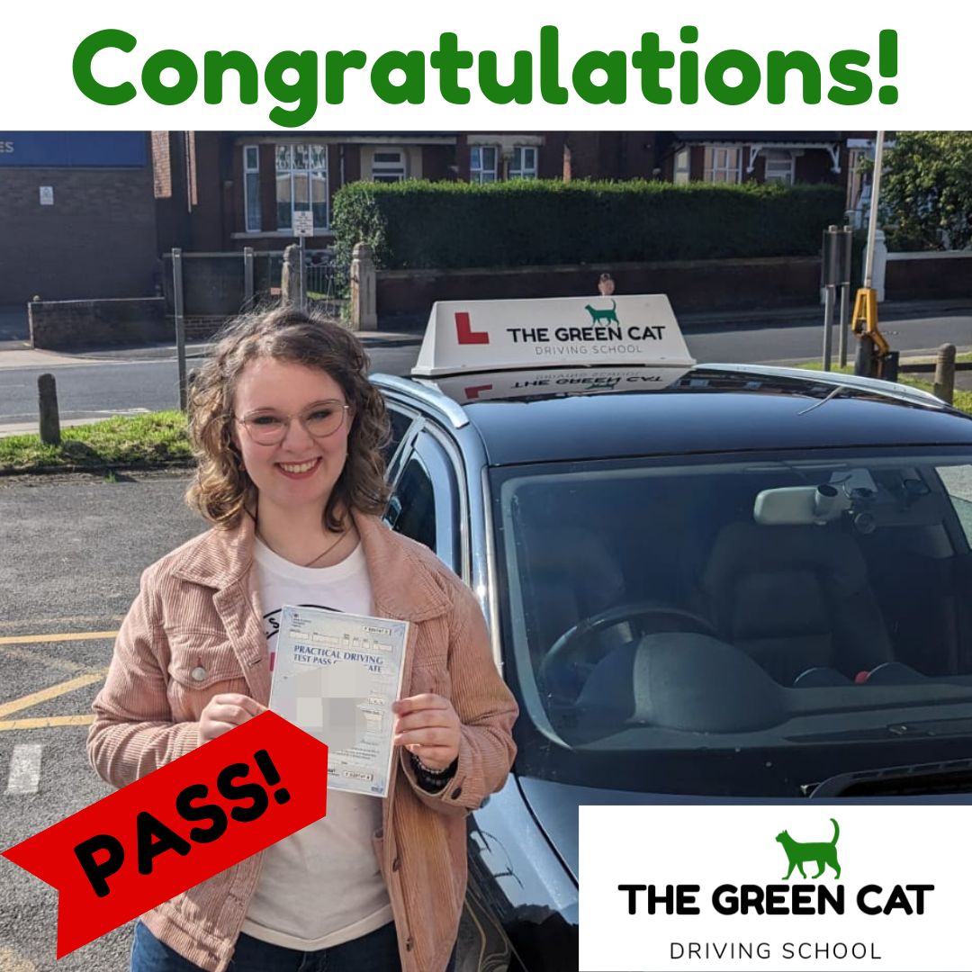Massive well done to Grace for an early morning pass today with only 2 minors. It's been a real pleasure to get you over the line.  Now let your sister use your car to practice for hers 😉.