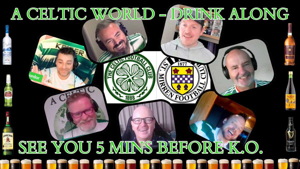 One last hurrah! If you want some company for the game (in the form of gibbering, increasingly incoherent weapons) - see you on YT/Twitter for the live drinkalong! 🍀A Celtic World - Gonnae Get Messy🍀 #celticfc #celticlive #SELSTM #talkinbollox