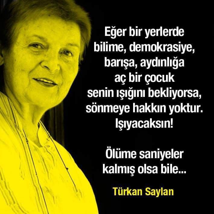 Cehalet deha arasındaki gerçek fark nedir biliyor musunuz ? Dehanın sınırları vardır ; Cehaletinse hiç bir sınırı yoktur #TürkânSaylan