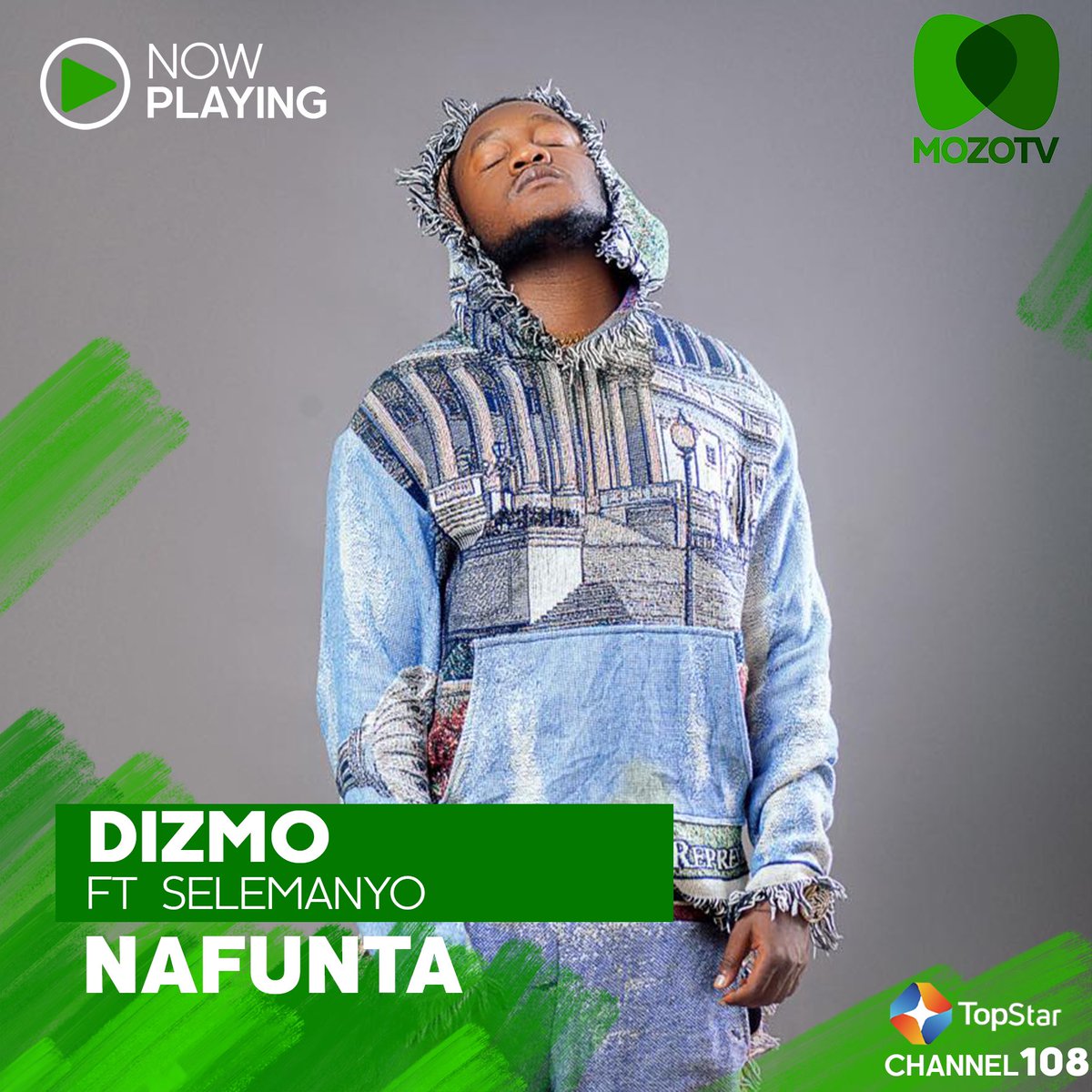 Dizmo ft Selemanyo- Nafunta 💃 #NowPlaying Tune In Now! TopStar Channel 108 and 544 on DTH (Dish)💚 Also, install the Startimes APP via the link below 👇🏾: play.google.com/store/apps/det…... #ARefreshingExperience #NowPlaying
