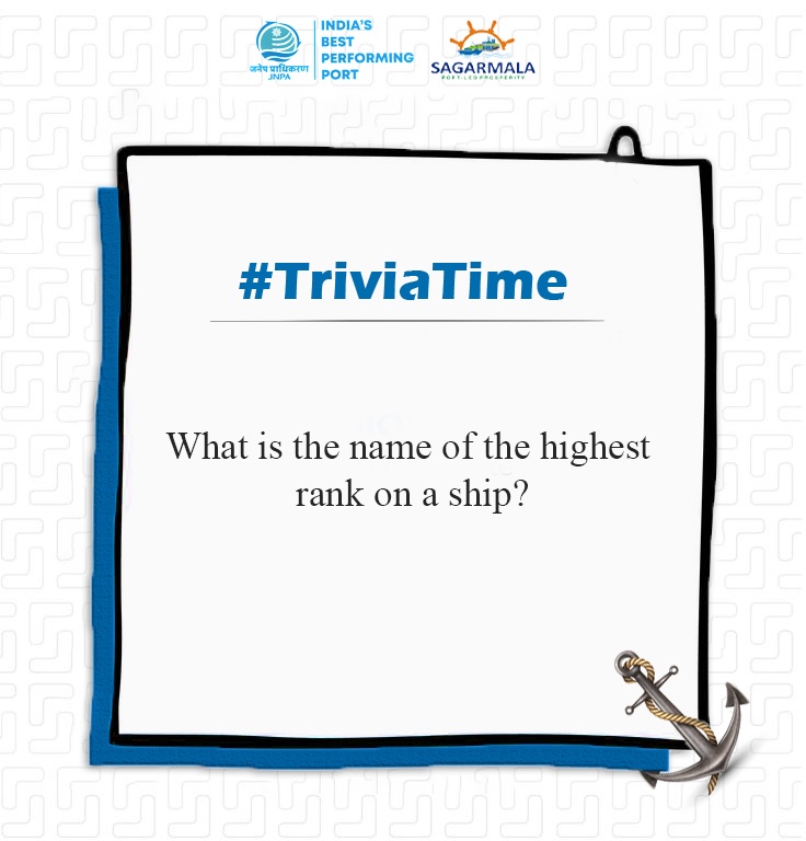 Let's see who navigates this trivia first! Drop your answers in the comments ! 
.
.
.
#JNPA #trivia #maritime #shipping #waterways #exim