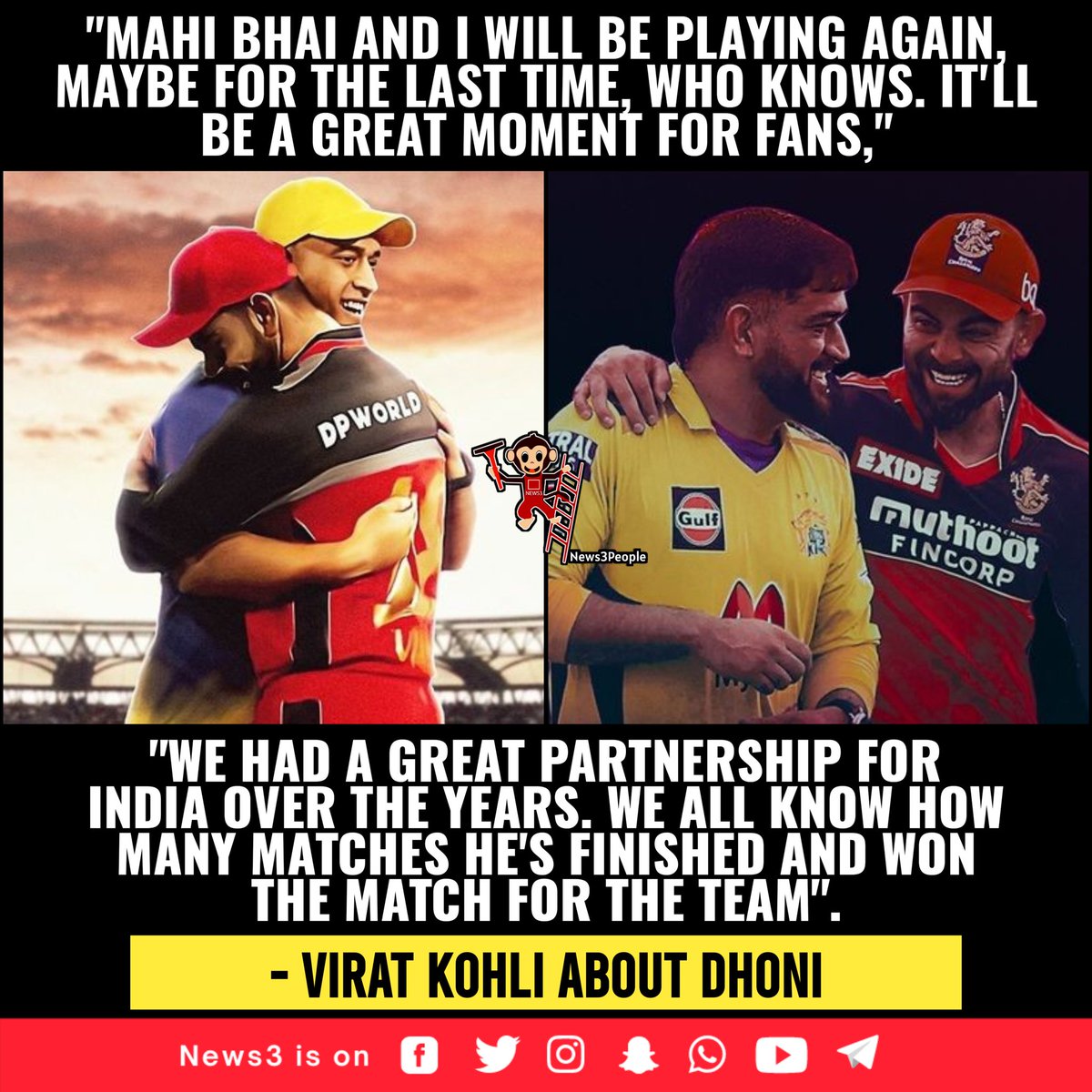 #ViratKohli about #MSDhoni #RCBvsCSK #IPL2024