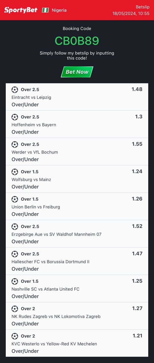 20 ODDS BET OF THE DAY