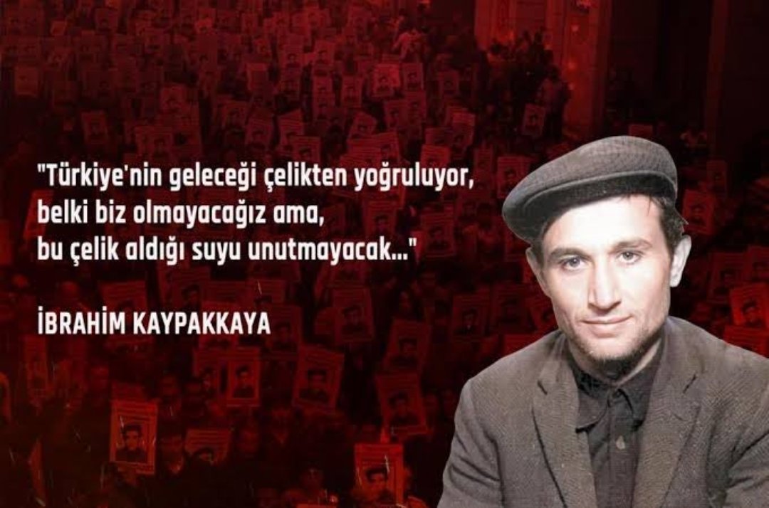 Ey mavi gök, Ey yağız yer, bilesin ki Yüreğimiz kabına sığmamakta Hıncımız derya gibi kabarmakla Ser verip sır vermeyenim... #ibrahimkaypakkaya anısına saygıyla🥀