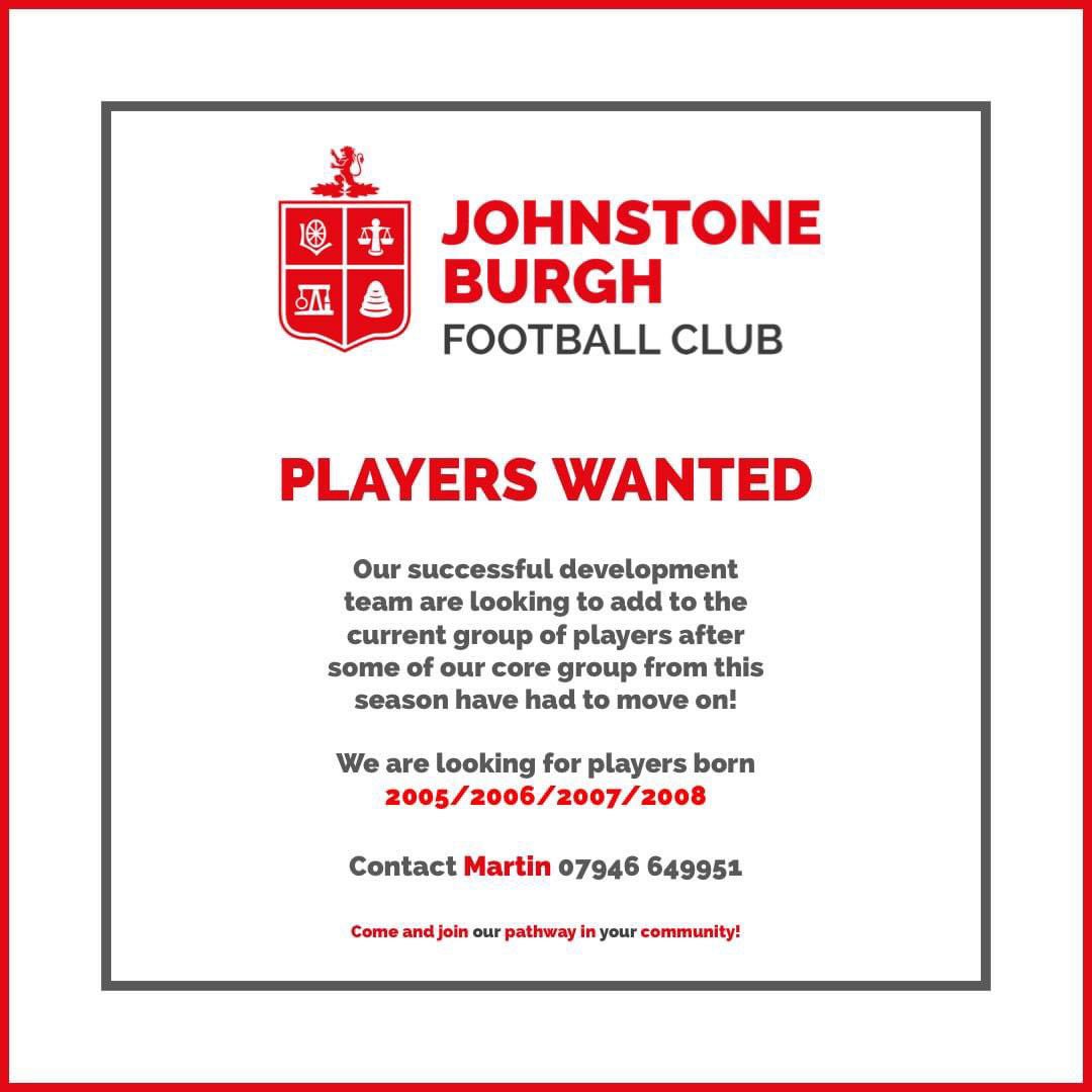 We are now looking to add to our squad for next season 🇦🇹 ⚽️