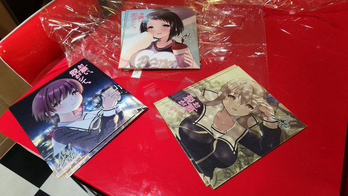 オカオカさんから色紙の現物写真頂きました!
20日より販売開始です!
またお願いして今回各3枚ずつ用意してもらいました!
よろしくお願いしますー! 