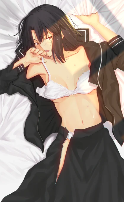 「そ、そんなに見るなよ・・。」#セーラー両儀式 