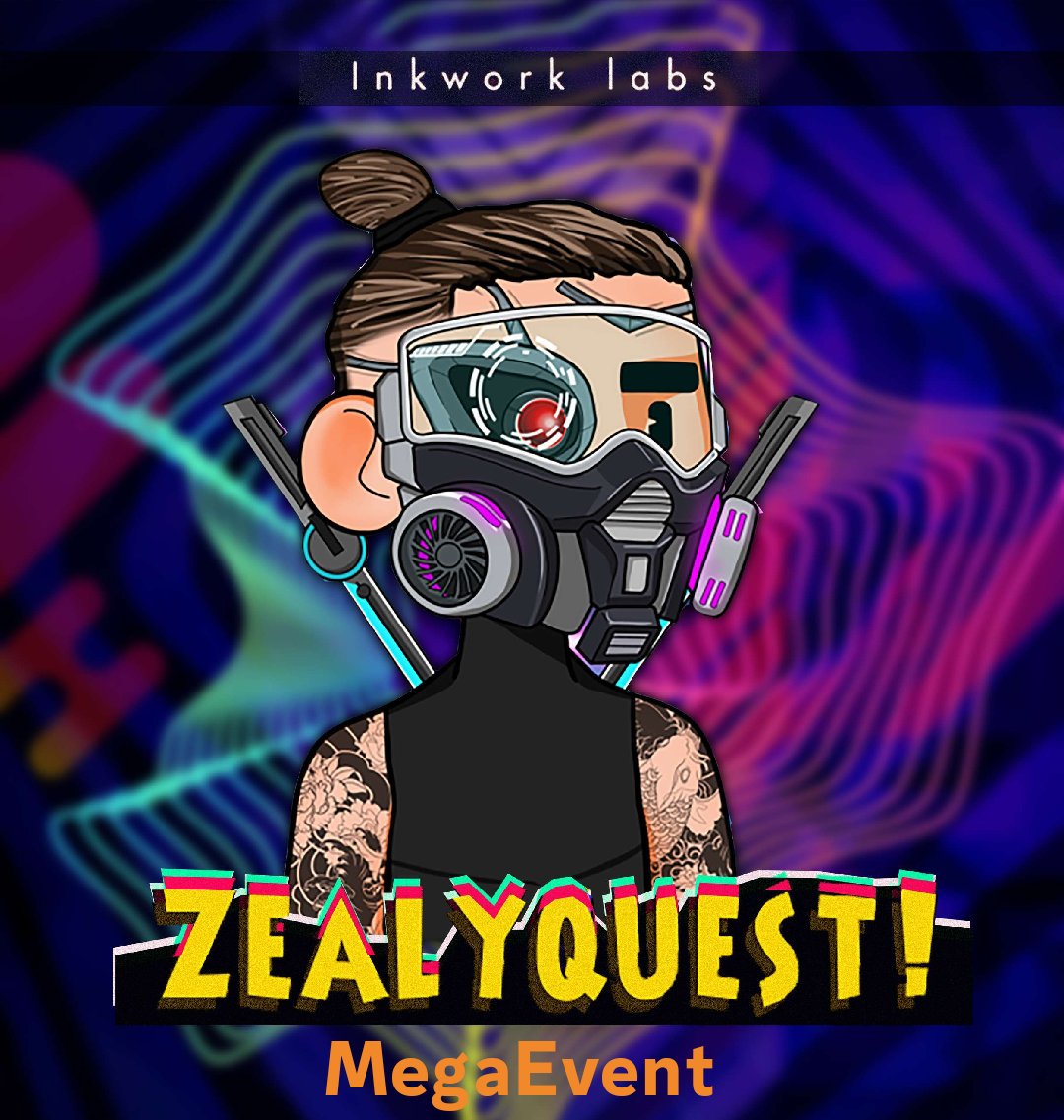 𝗠𝗘𝗚𝗔 𝗘𝗩𝗘𝗡𝗧 before our launch on @zkSync! Participate in Zealy Quests with your metamask wallet to get your awards. zealy.io/cw/inkworklabs… 🏆 Top 50 gets OG spot (Guaranteed Mint) 🏆 Top 250 gets WL spot (FCFS mint) ⏳ 72hrs