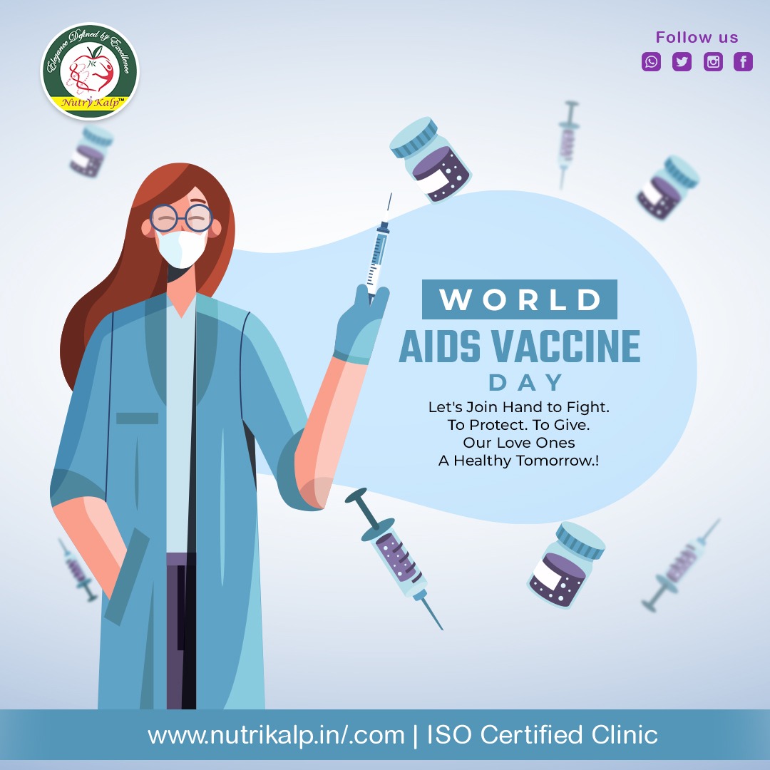 On this World AIDS Vaccine Day let's join hands to fight, to protect, to give our loved ones a healthy Tomorrow!

#nutrikalp #worldaidsvaccineday #aidsawareness #aids #awarness #prevention #vaccinationdone #vaccineday