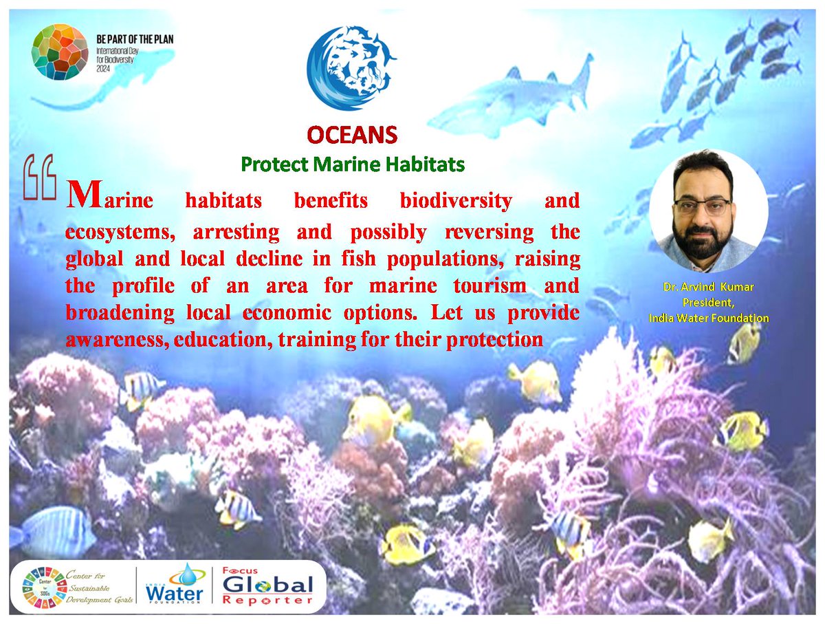 #BiodiversityDay2024 #ForNature #LandDegradation #oceanculturelife #wildlife #Marine #pollution #Biodiversity #SDGs #BeatPlasticPollution #MarineLitter #MarineDebris @narendramodi @PMOIndia @OurOcean @UNBiodiversity @FAOclimate  @BESNet_UNDP @FAO @moefcc @UNEP @cleanganganmcg